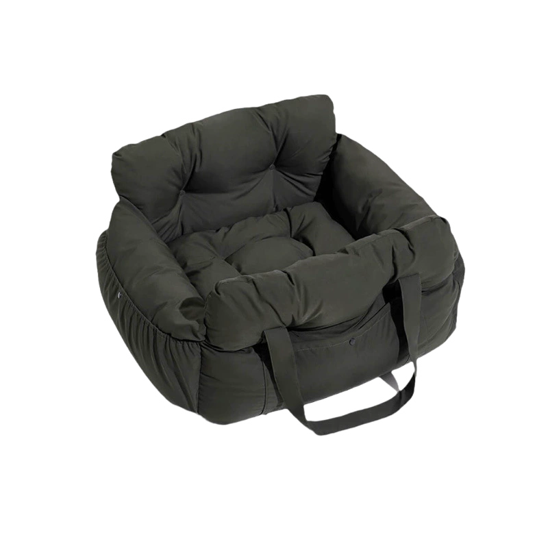 Nedocco是一款時尚、可水洗的汽車座椅兼寵物床，專為小型犬和貓設計，是旅行、戶外活動和災難應急準備的理想之選。它時尚美觀，可水洗，是駕車出行和攜帶小型犬的完美選擇。免運費。-萌爪爪