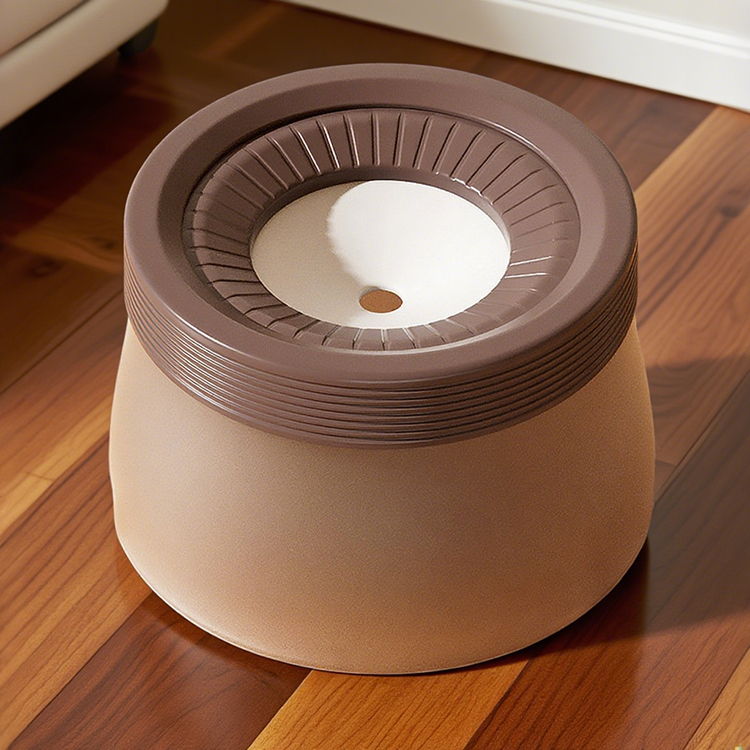 防滴漏漂浮式狗狗飲水器，保持狗狗嘴巴乾爽防濺，大容量600ml/1200ml，設計穩固，重心低，防黴，材質安全，易於清潔，所有部件均可拆卸，減少灰塵，非常適合遛狗時使用。-萌爪爪