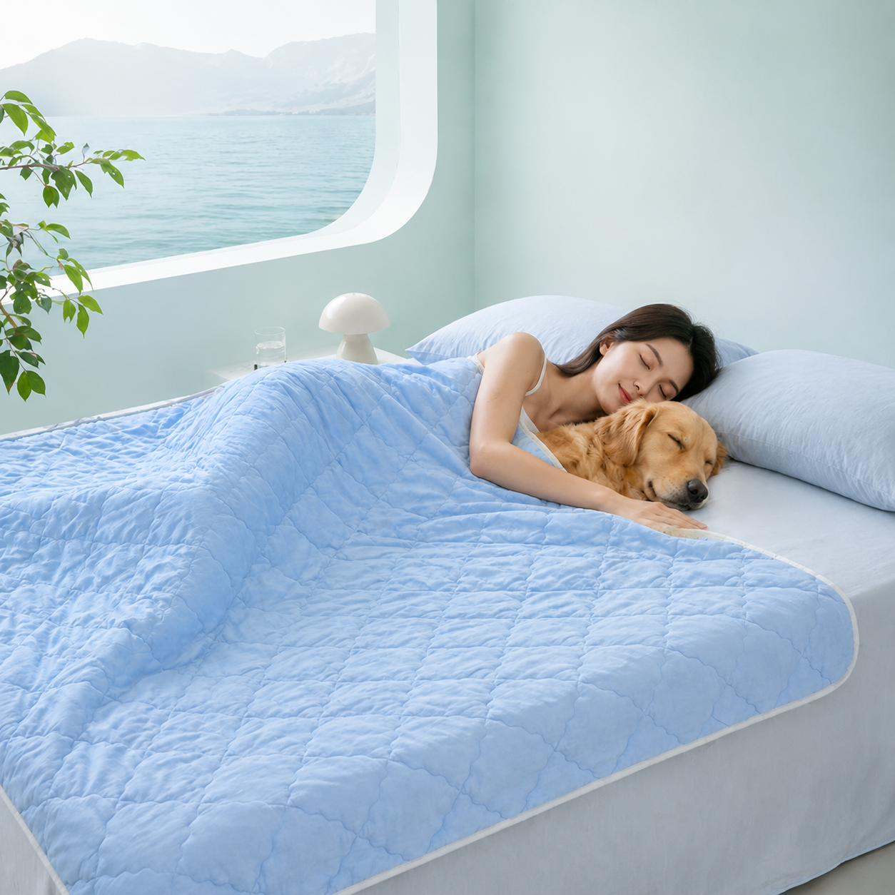 ICE®涼感絲兩用寵物毯