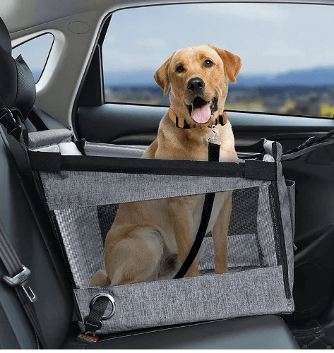 寵物駕車床，容量大，安裝簡便，收納方便。三種尺寸設計，適用於小型、中型和大型犬。-萌爪爪