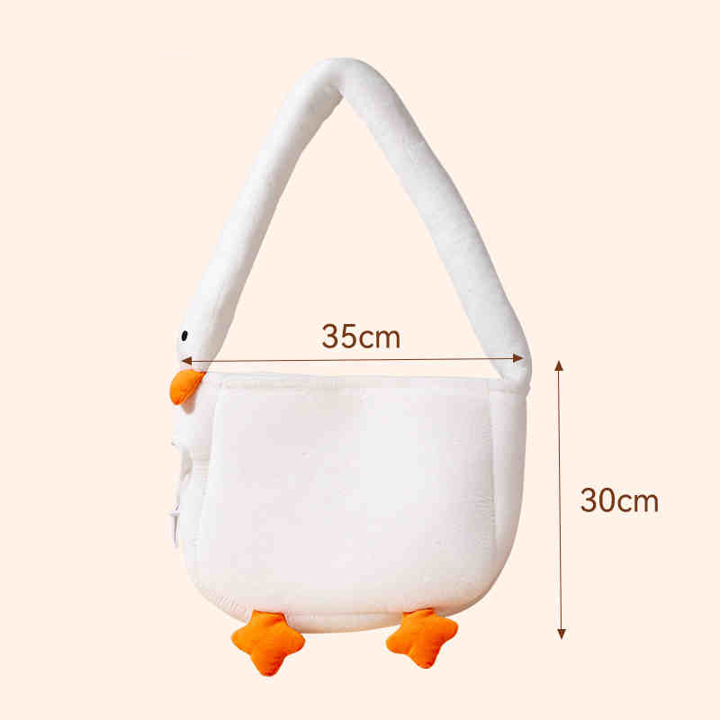 鵝形寵物包，適用於犬、貓及小型犬，透氣、清潔、超輕、安全，並能防止寵物跳出。-萌爪爪