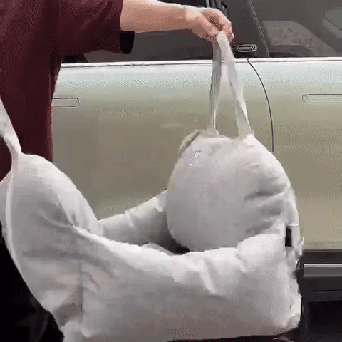 寵物駕車床，三合一設計，相容於所有車型，安全可靠，配有牽引繩防止寵物跳出-萌爪爪