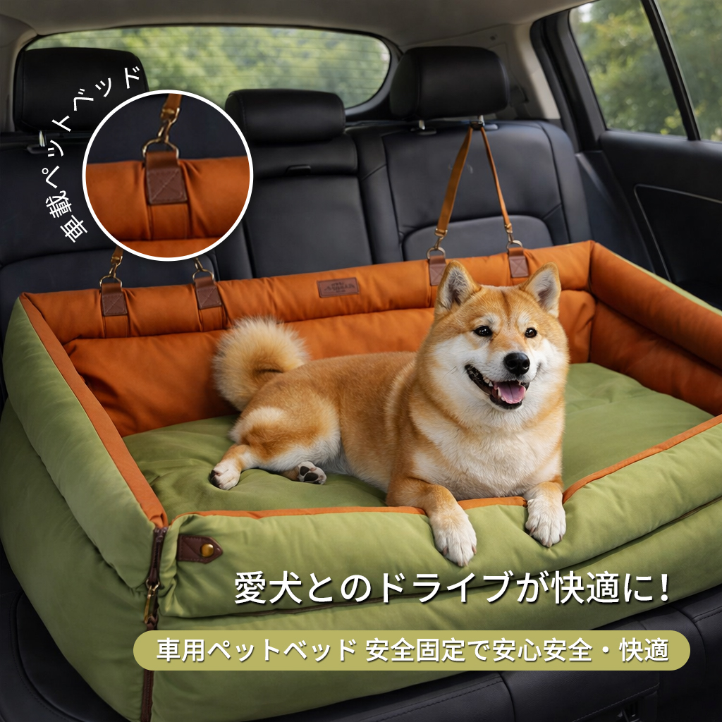 Mzz Mate®汽車座椅床  車載狗狗床 車載寵物床