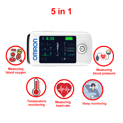 【11 az 1-ben】Omron, nem invazív, többfunkciós vércukormérő