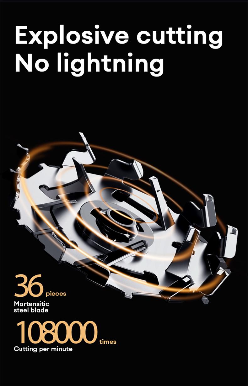 Product Introduction of PAXA Mini Electric Shaver - Magnetic Dual Blades Curved Blade Mesh Waterproof Skin-Friendly Washable Rechargeable High-Speed Motor with Long-Lasting Battery Compact Portable Facial Matte Smooth Titanium 10