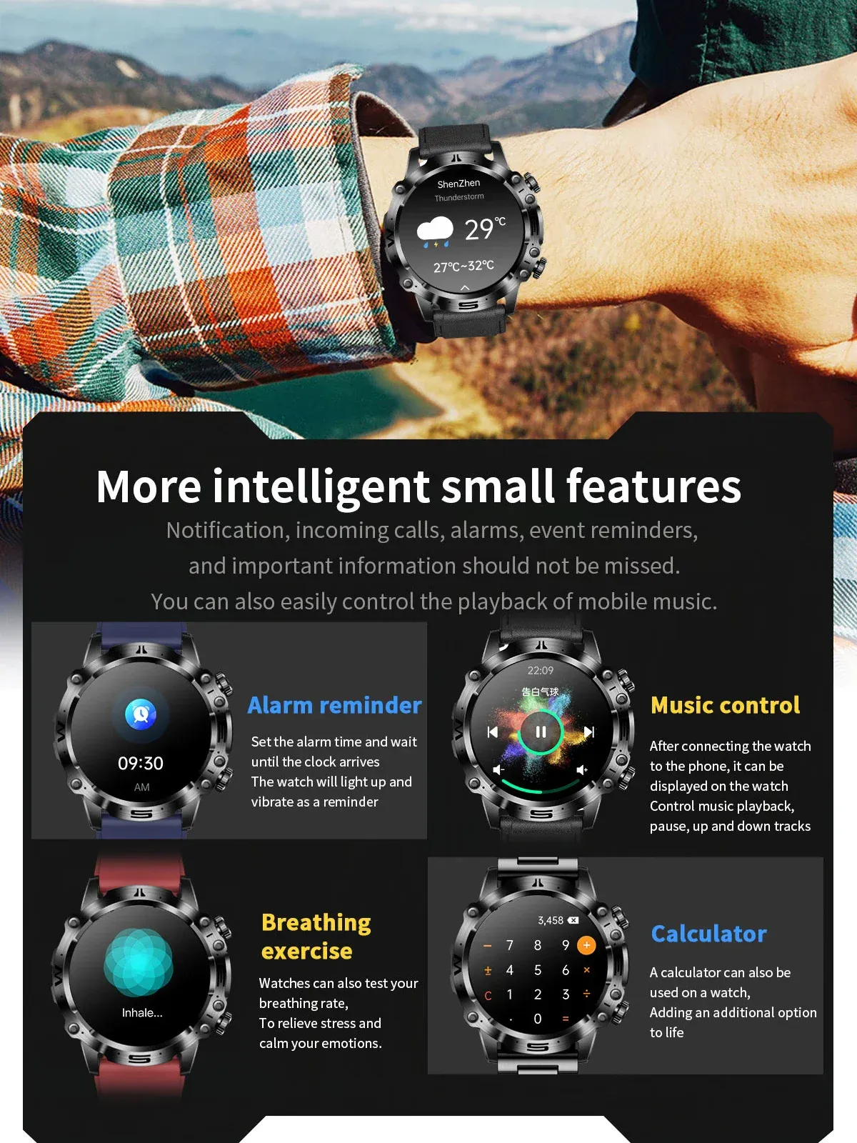 SMART WATCHES WITH AI MEDICAL DIAGNOSTICS - 2025 NEW WATCHES WITH BLOOD LIPID, URIC ACID, BLOOD GLUCOSE MEASUREMENT - EKG+PPG, FITNESS TRACKER