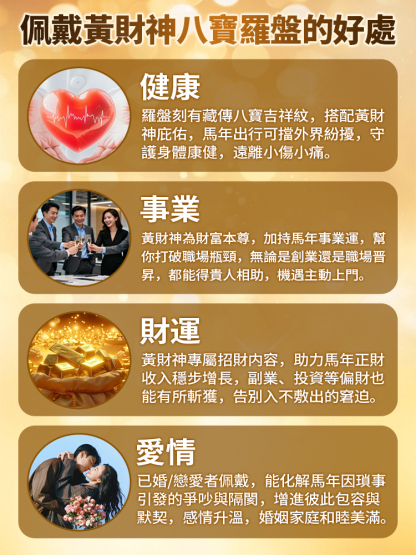 黃財神八寶羅盤