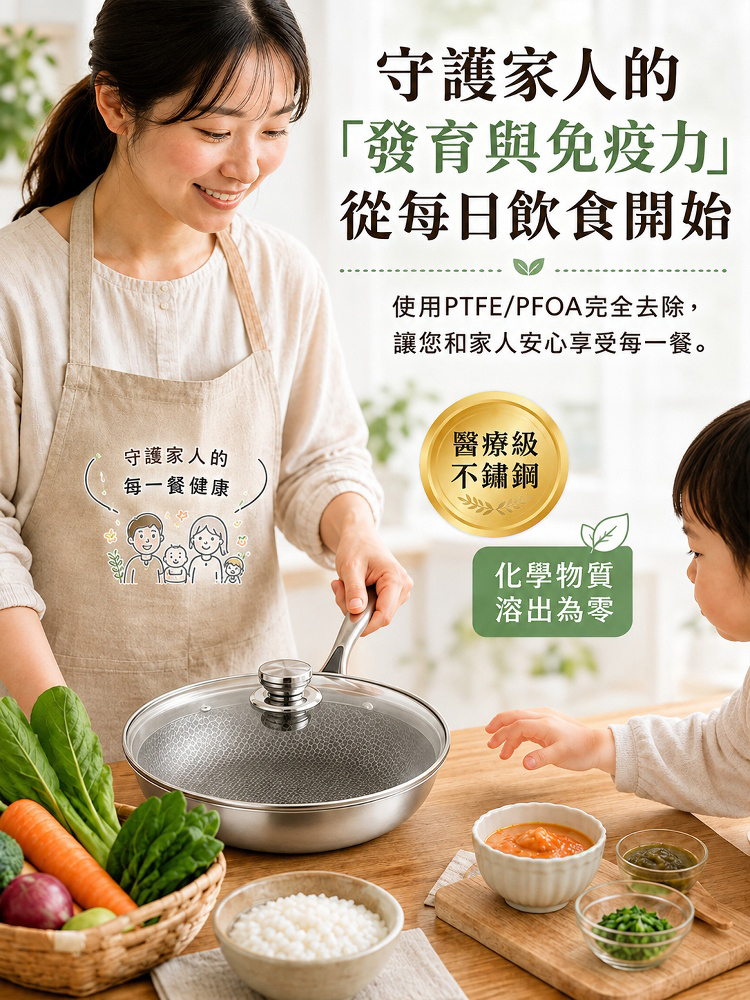 無塗層精鋼煎鍋
