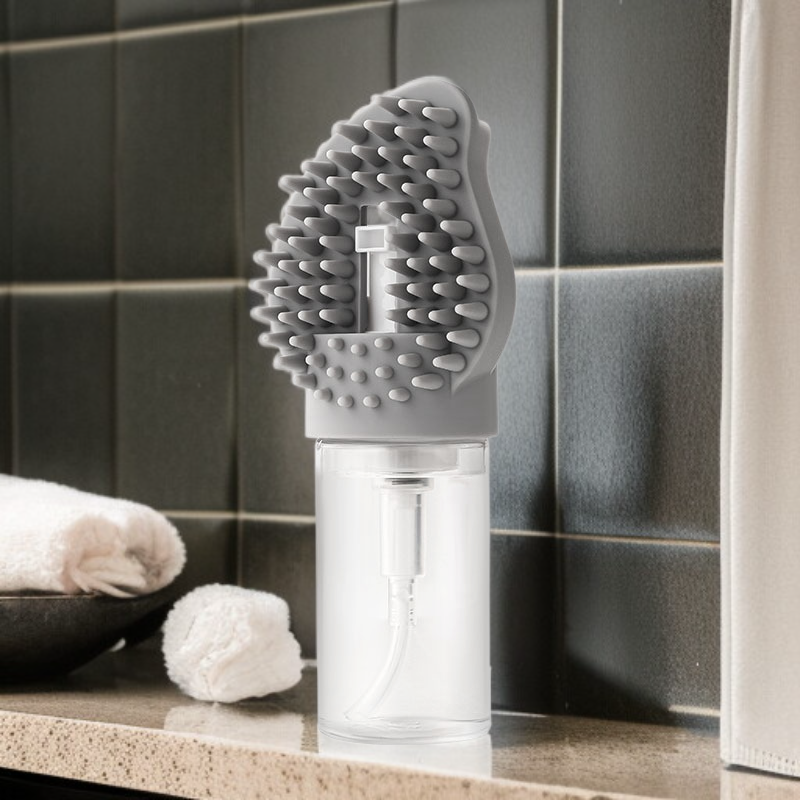 寵物多功能泡沫洗澡一體式矽膠搓澡刷