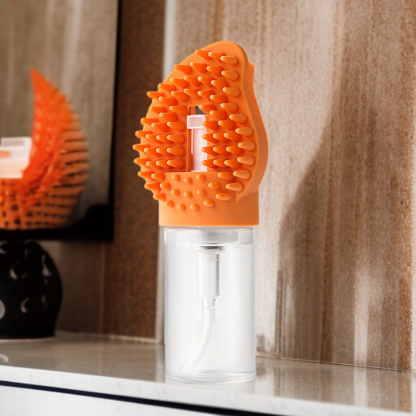 寵物多功能泡沫洗澡一體式矽膠搓澡刷