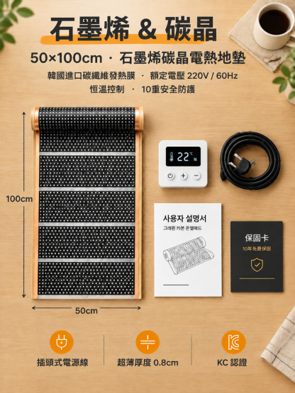 【5秒速熱】德國黑科技石墨烯牆暖電熱膜
