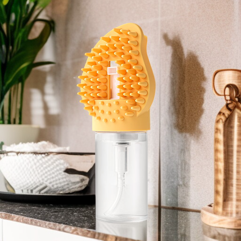 寵物多功能泡沫洗澡一體式矽膠搓澡刷