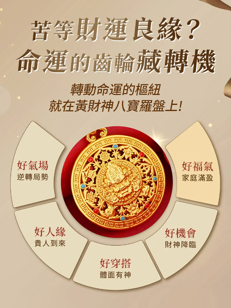 黃財神八寶羅盤