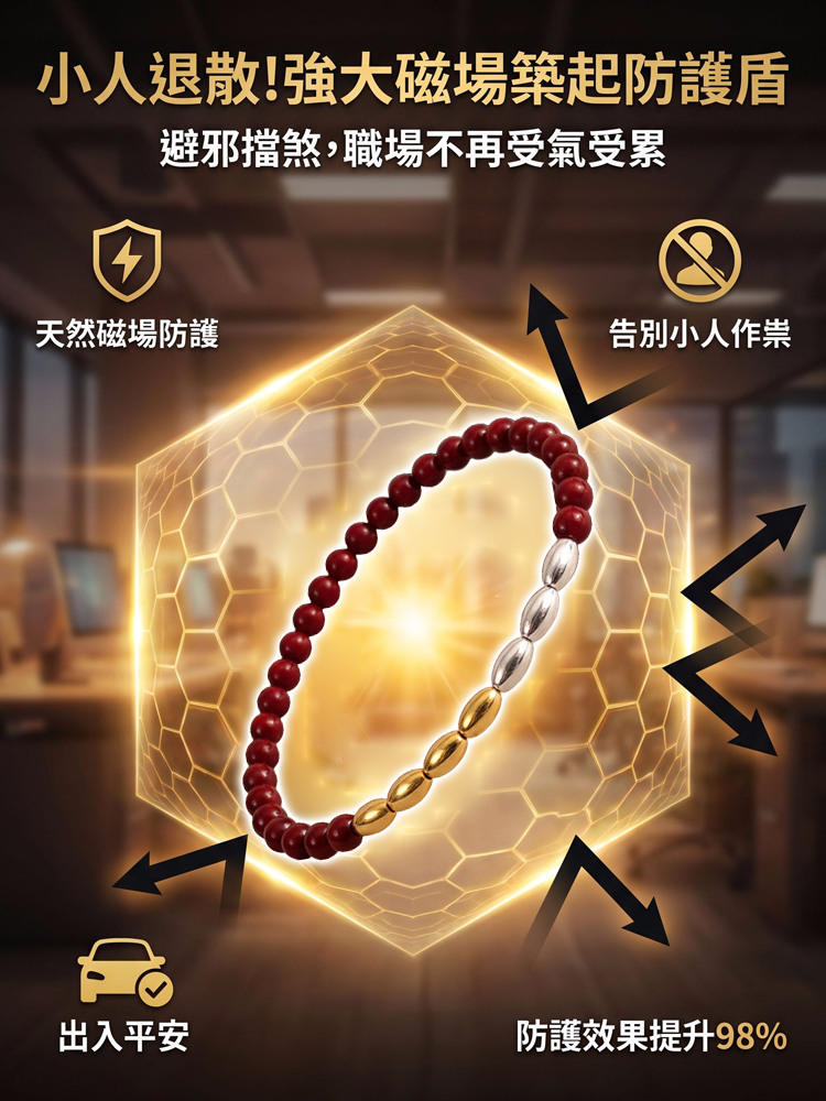 七粒米硃砂手鍊