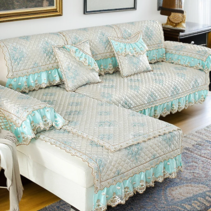 歐式亞麻沙發墊