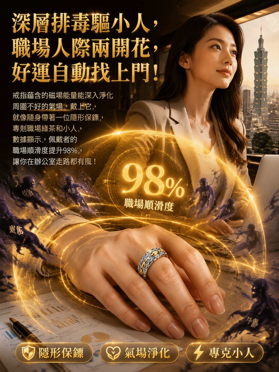 七粒米古法戒指