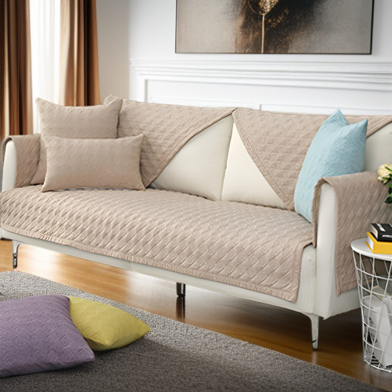 純色全棉沙發墊