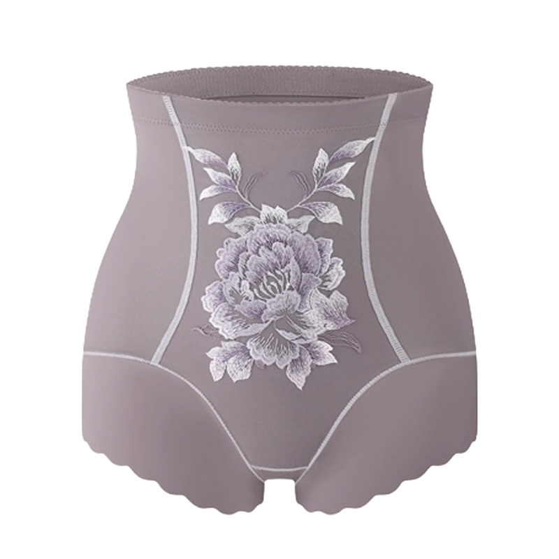 復古刺繡高腰收腹褲，告別身材焦慮，輕鬆穿出模特身材