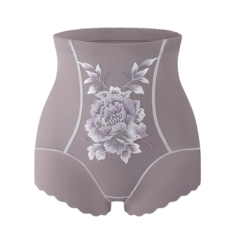 復古刺繡高腰收腹褲，告別身材焦慮，輕鬆穿出模特身材