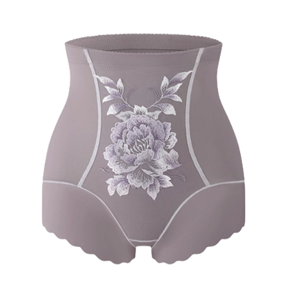 復古刺繡高腰收腹褲，告別身材焦慮，輕鬆穿出模特身材