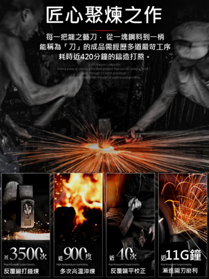 【鋒利50年】手工鍛造剔骨屠宰刀，三十年匠心淬鍊，讓您輕鬆剔骨分割，廚房好幫手！