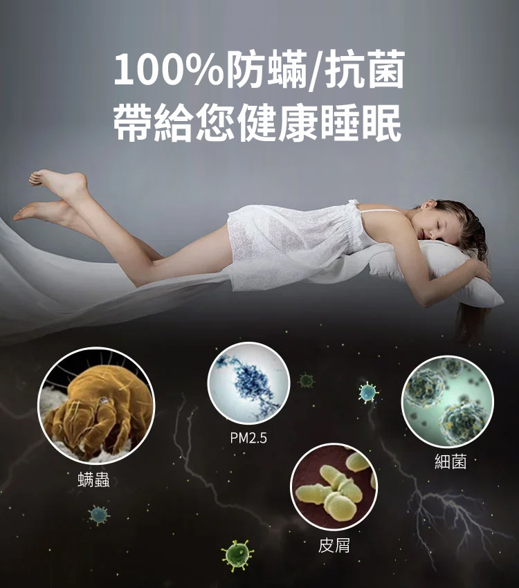 防蟎防汗枕芯保護隔離套，杜絕塵蟎頭油，讓你的枕頭永遠潔淨如新