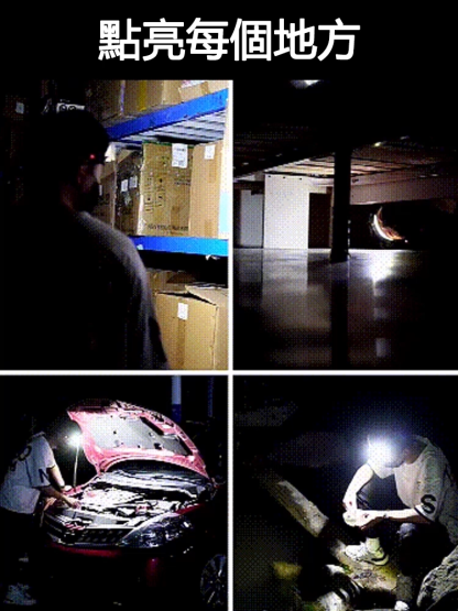 德國掛耳式感應頭燈，和汽車大燈一樣亮，戶外愛好者強烈推薦！