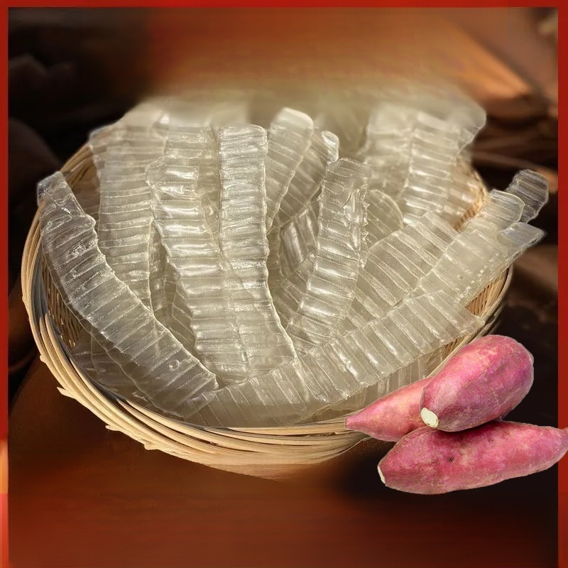 【純正古早味】農家純手工地瓜粉皮，零添加、純天然，重現記憶中的Q彈好滋味！