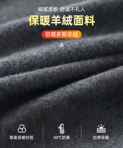 綁帶防滑羊絨保暖護膝，360度鎖溫，從此告別膝蓋冰冰、寒氣入骨