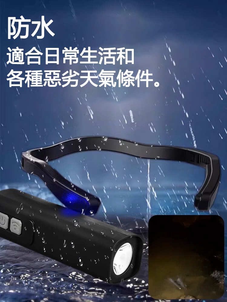 德國掛耳式感應頭燈，和汽車大燈一樣亮，戶外愛好者強烈推薦！