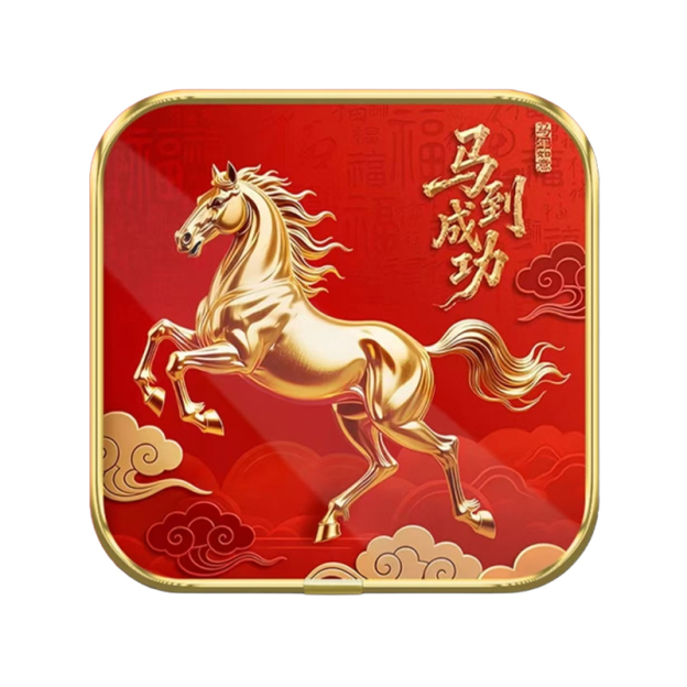 【開光加持】招財旺宅馬到成功擺件