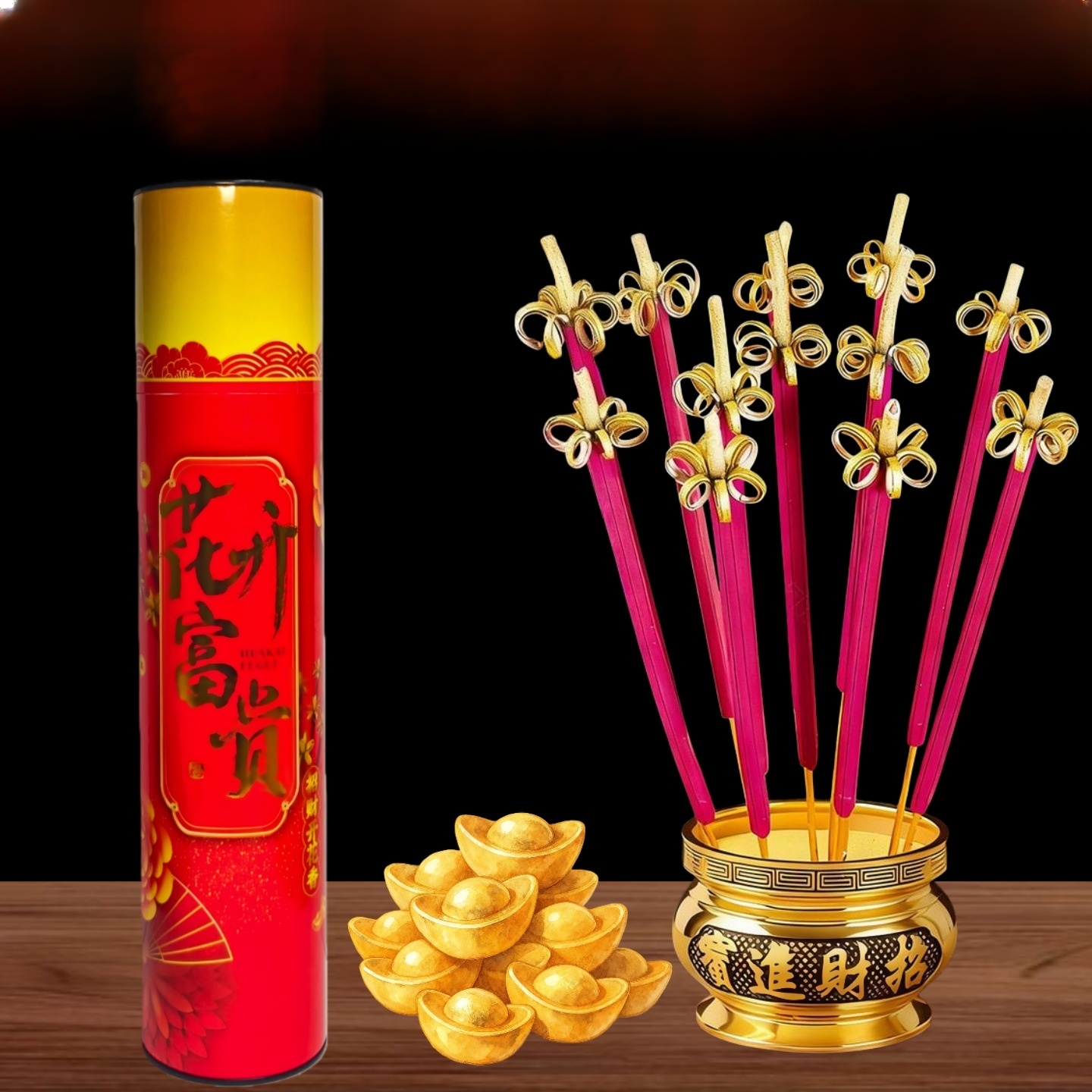 花開富貴無菸招財香