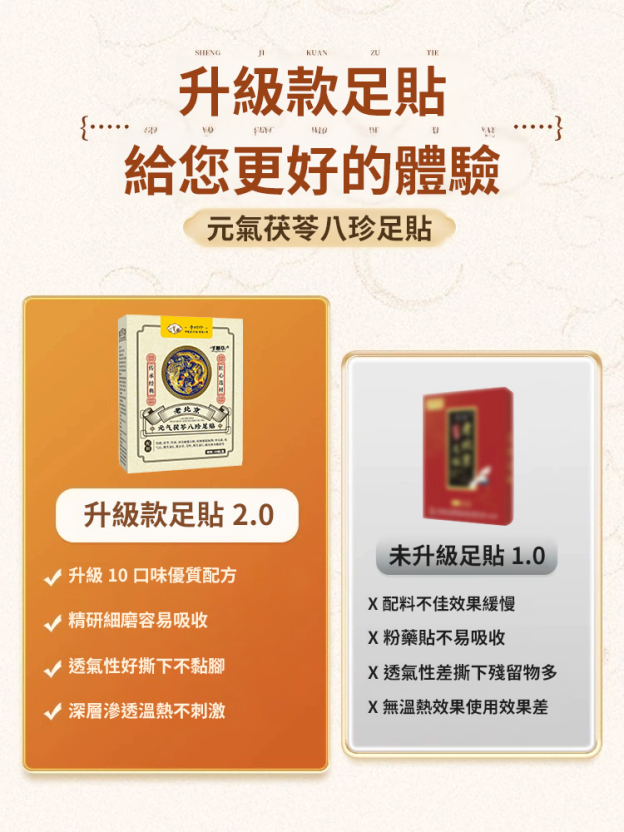 元氣茯苓八珍足貼