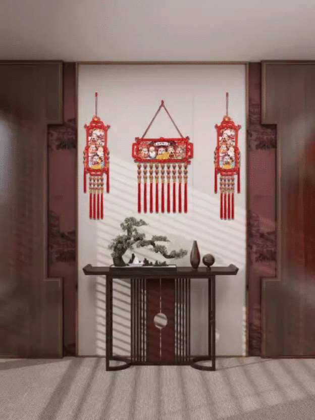 【開運新年人才兩旺】五路財神掛件