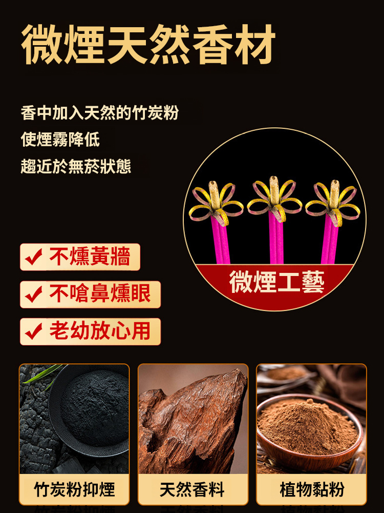 花開富貴無菸招財香