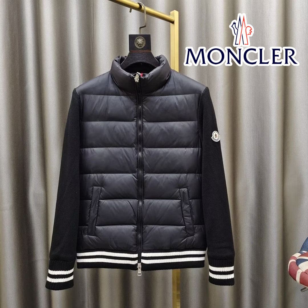 【 MONCLER 】ダウンパディング入り カーディガン
