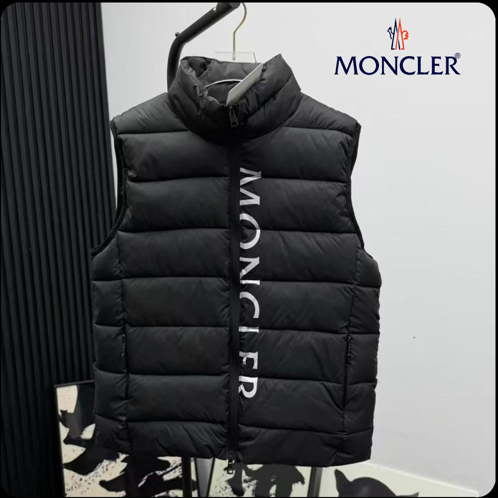 【MONCLER】Cenisベスト ダウン ジレ ナイロン ロゴ フード