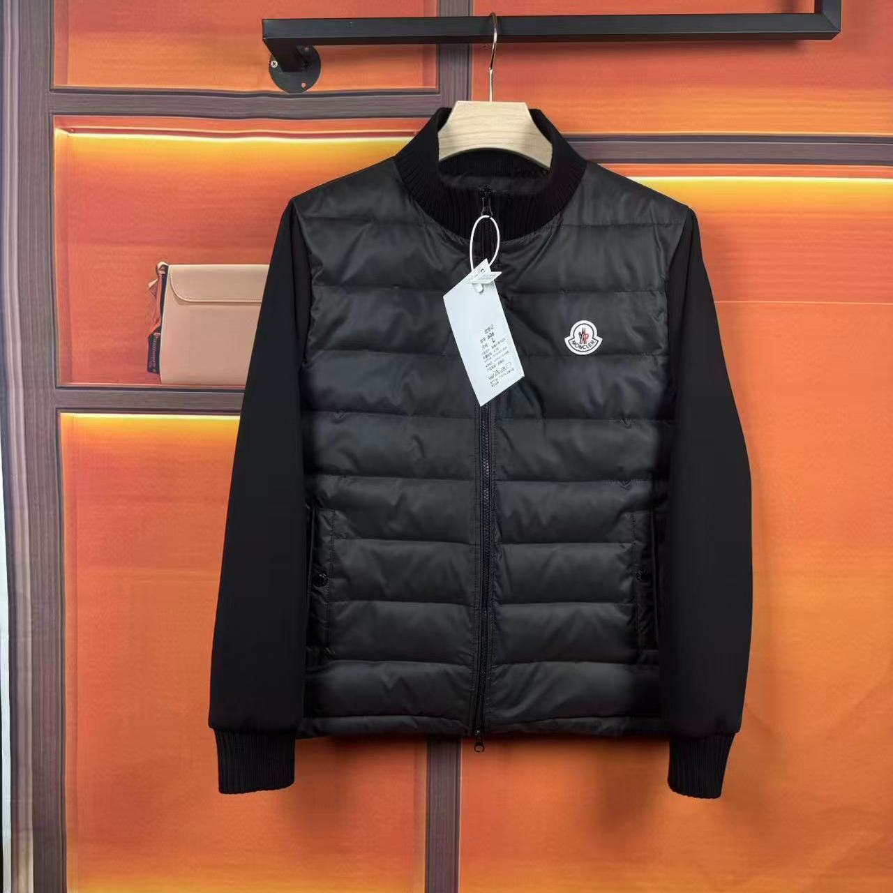 【MONCLER】ダウンパディング入り カーディガン