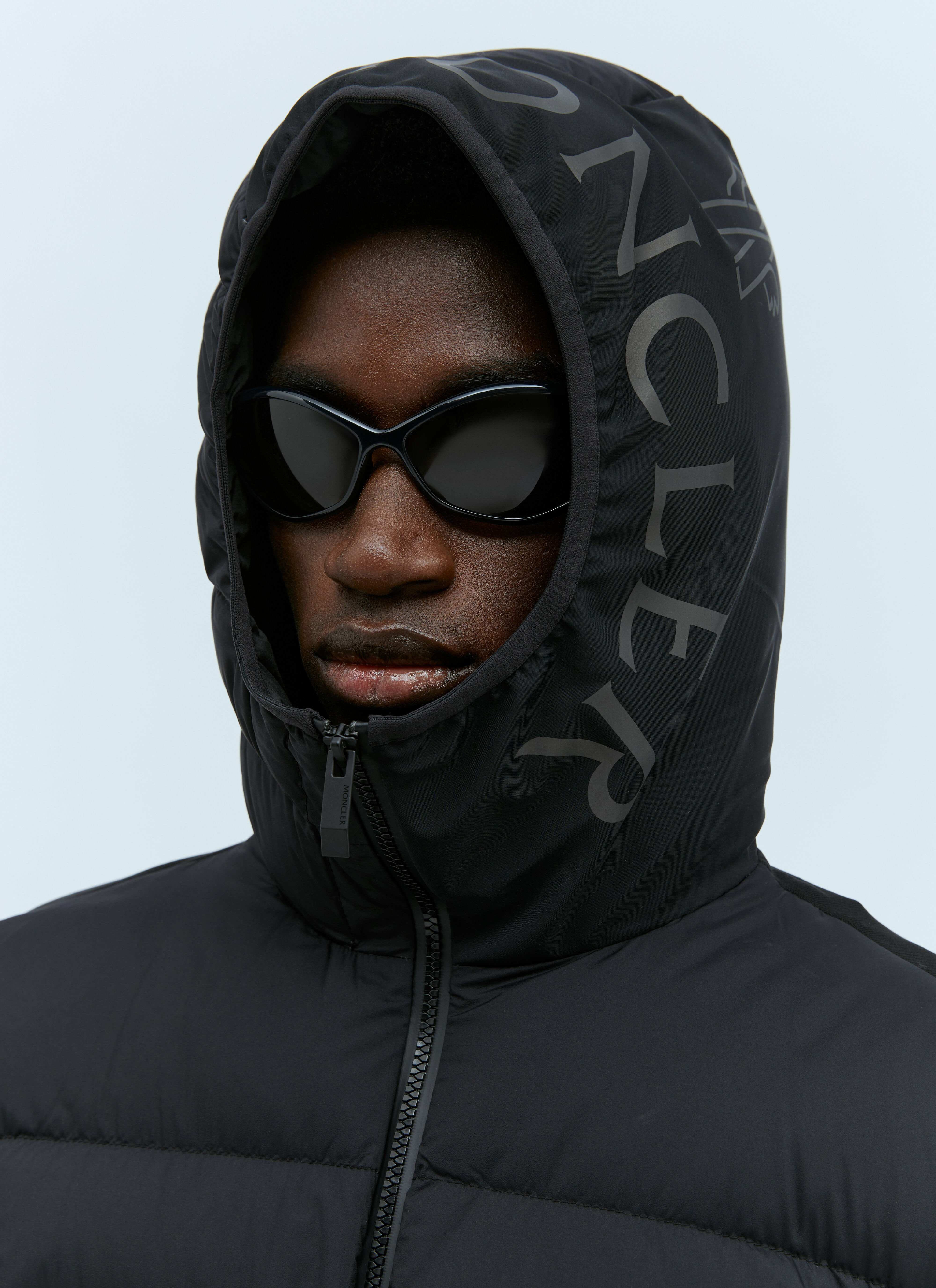 モンクレール ジップアップ ダウンカーディガン ブラック mon0155037