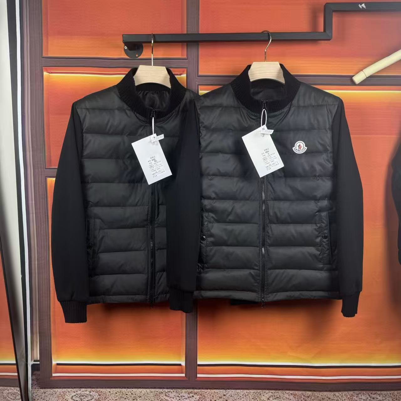 【MONCLER】ダウンパディング入り カーディガン