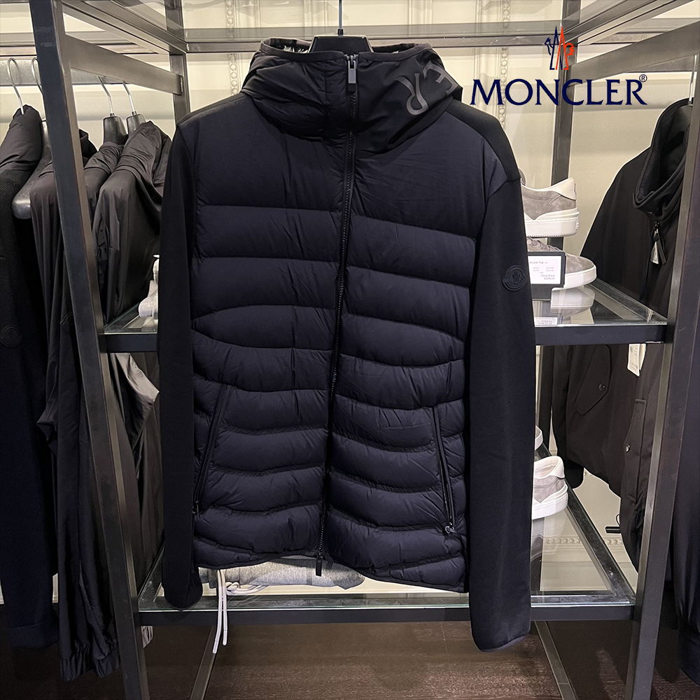 【MONCLER】セール！ZIP UP カーディガン ブラック