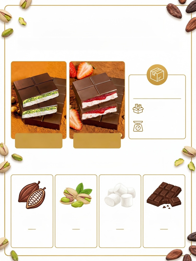 Dubai Style Pistachio Nougat Chocolate