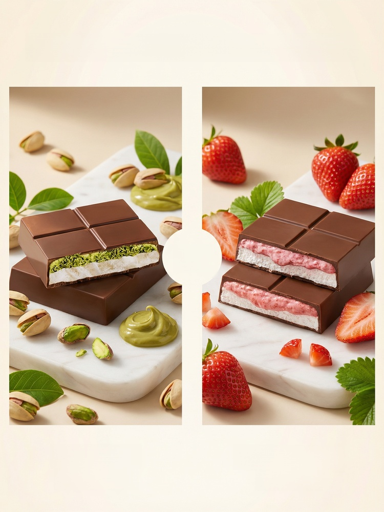 Dubai Style Pistachio Nougat Chocolate