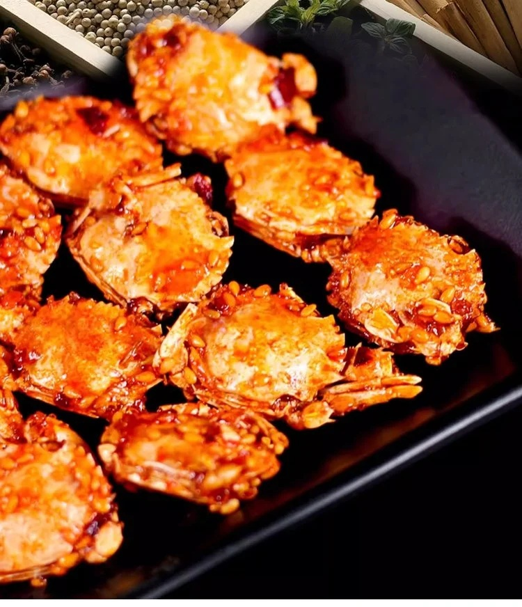 Spicy Sea Crab Snacks - High in Protein, Low in Sodium