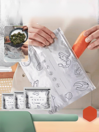 【Lock in freshness】Aluminum foil antibacterial fresh-keeping bag 
