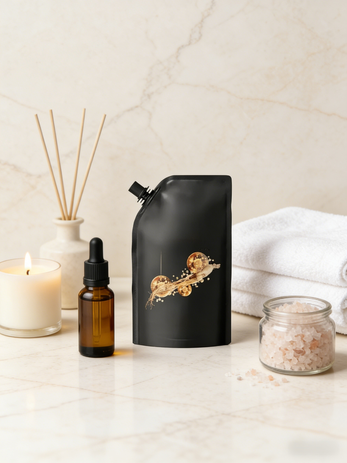 【One Week from White to Black】Ginseng and Polygonum Multiflorum Shampoo