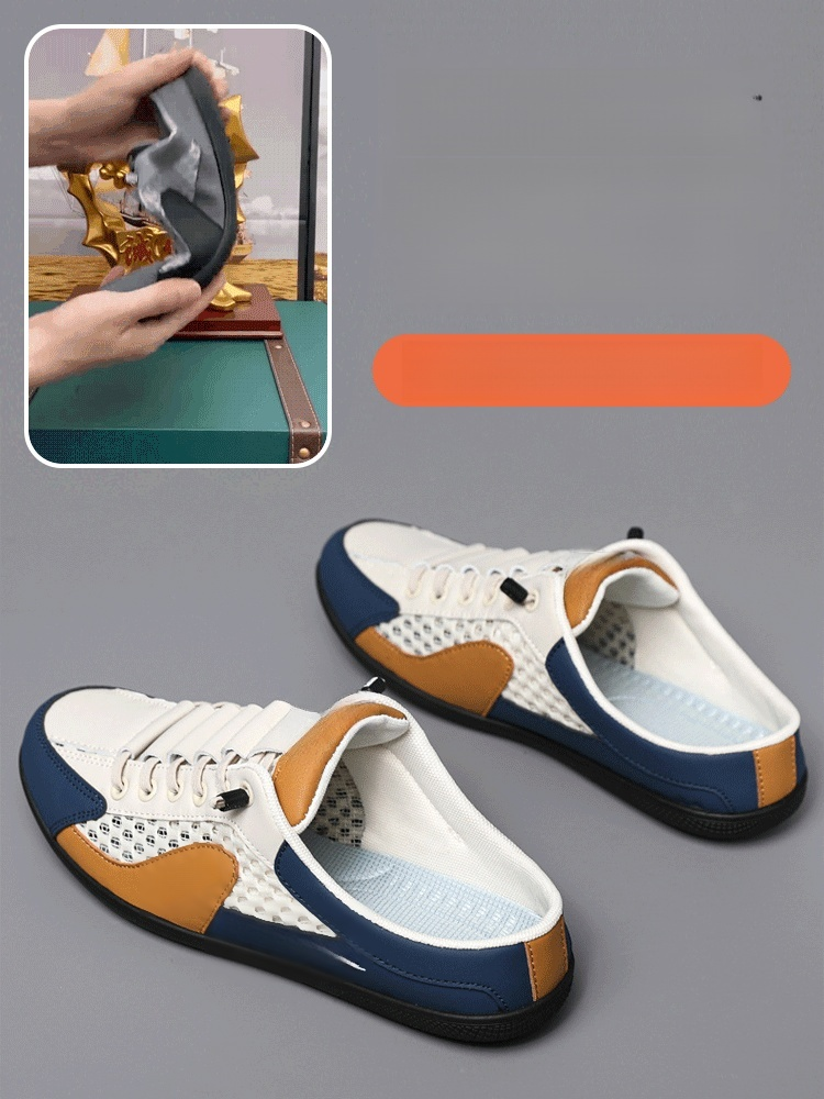 Baotou One Foot Stirrup Half Slip On Shoes