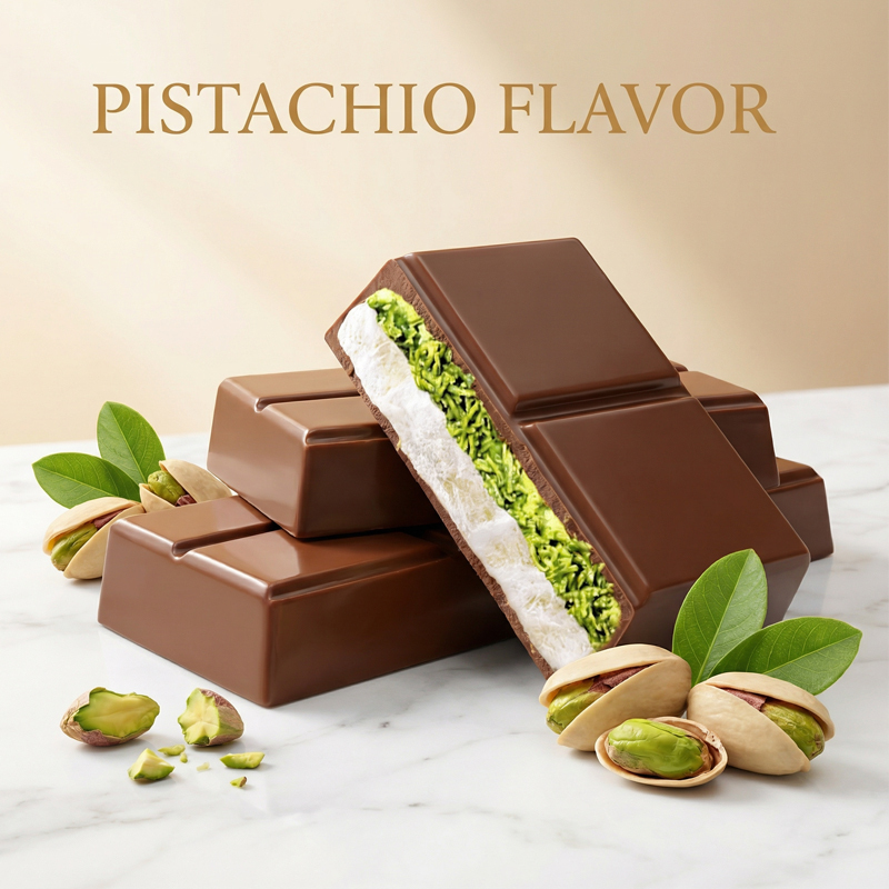 Dubai Style Pistachio Nougat Chocolate