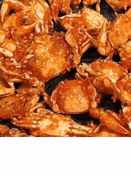Spicy Sea Crab Snacks - High in Protein, Low in Sodium