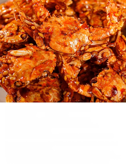 Spicy Sea Crab Snacks - High in Protein, Low in Sodium